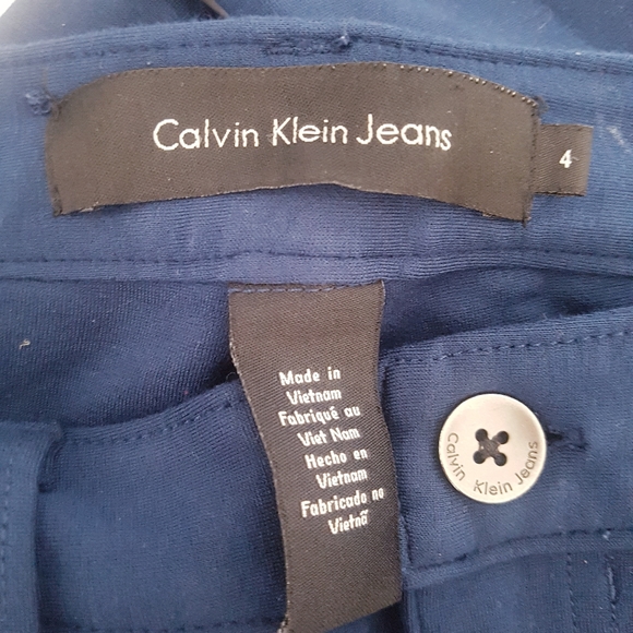 CALVIN KLEIN Blue Stretch Skinny Jeggings - Picture 5 of 8